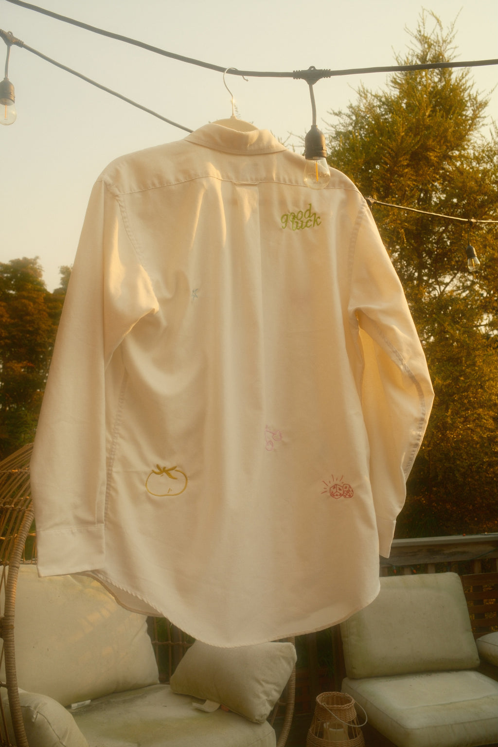 Embroidered Smock - Lucky Motifs