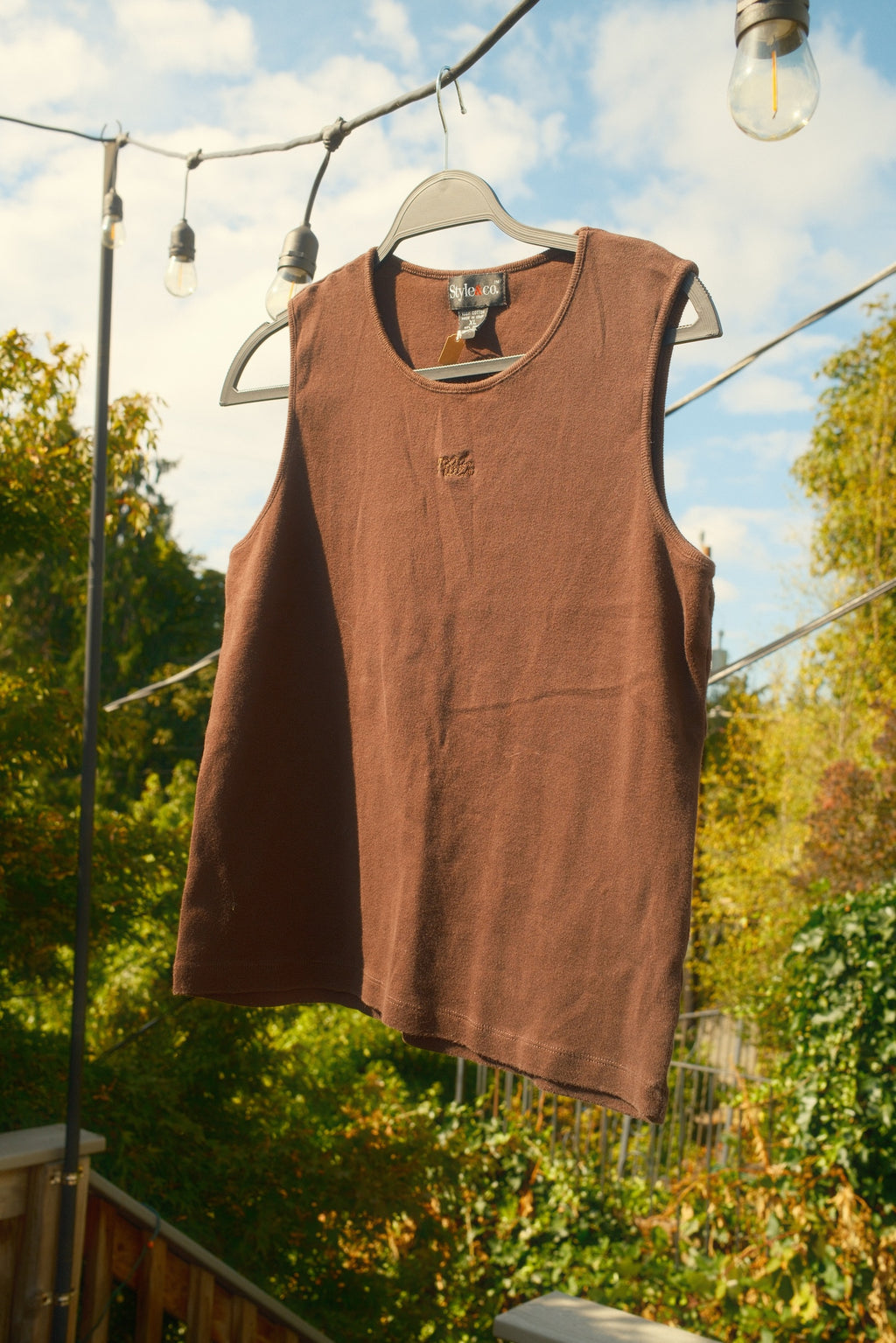 Embroidered Tank