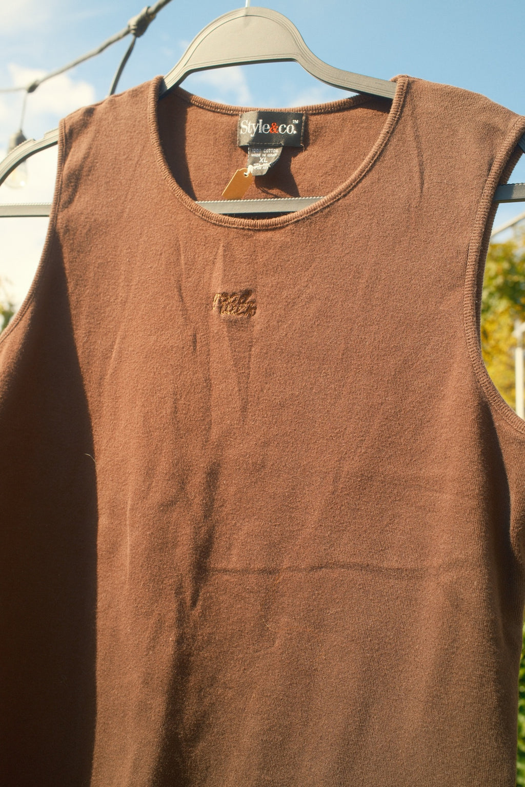 Embroidered Tank
