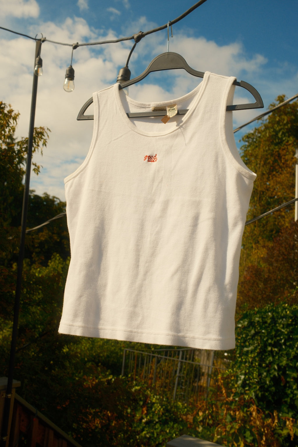 Embroidered Tank