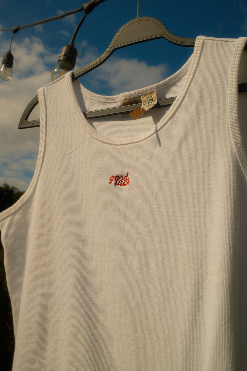 Embroidered Tank